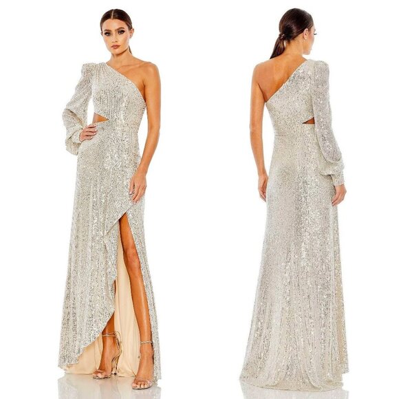 NWT Ieena Duggal - 26730 Sequined Dress